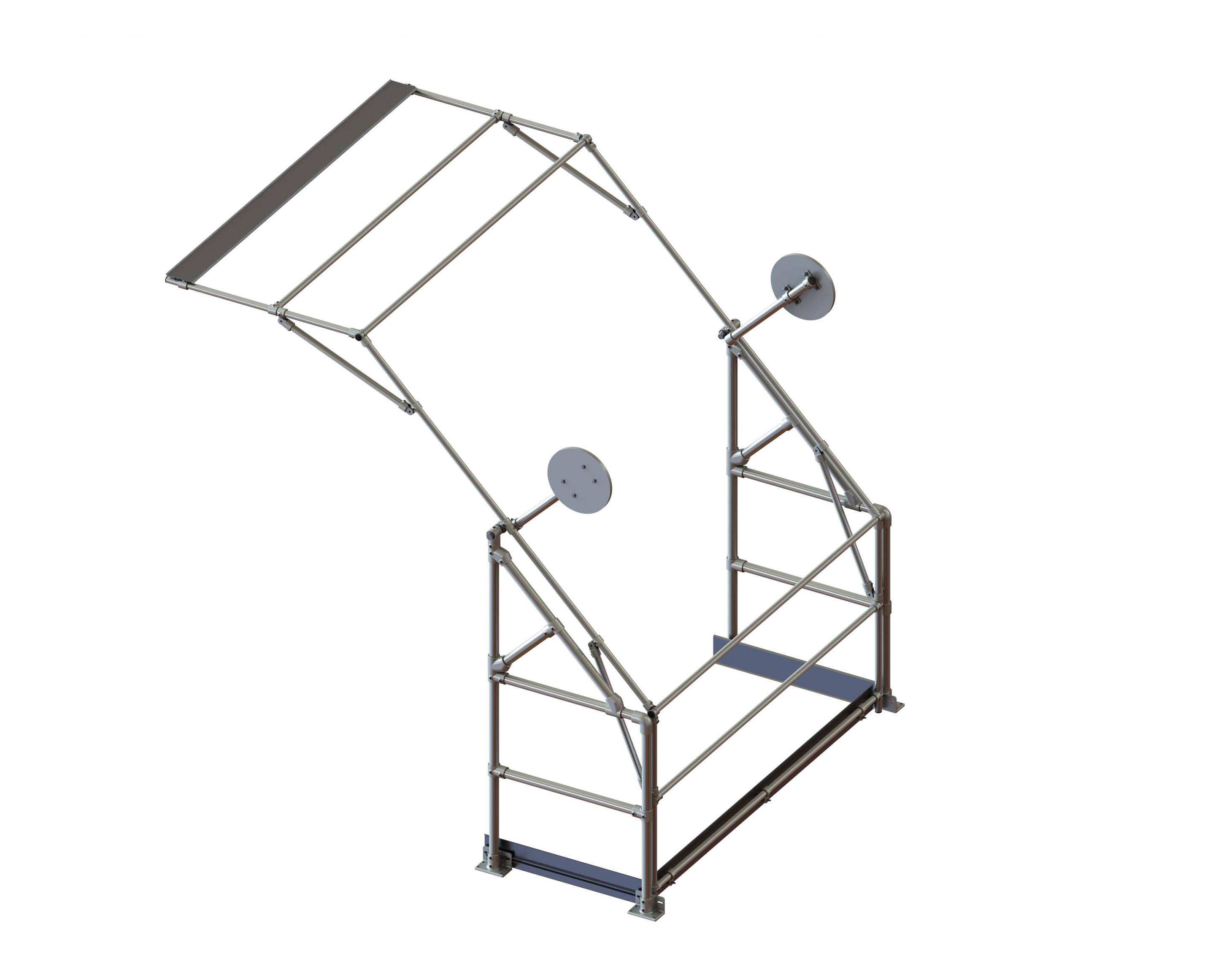 5Web. Pallet Gate With Weights