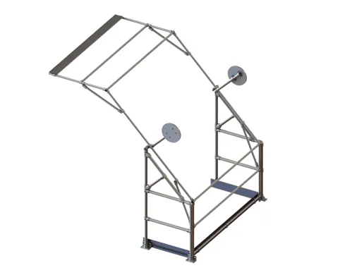 5Web. Pallet Gate With Weights